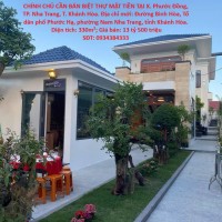 HOT HOT – CHÍNH CHỦ CẦN BÁN BIỆT THỰ MẶT TIỀN TẠI X. Phước Đồng, TP. Nha Trang, T. Khánh Hòa