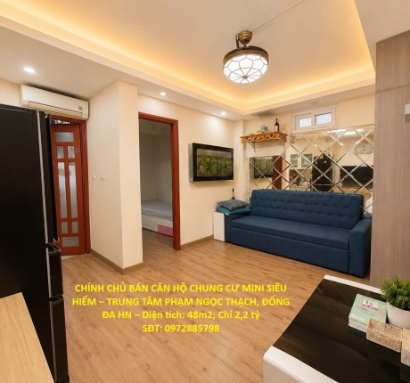 CHÍNH CHỦ BÁN CĂN HỘ CHUNG CƯ MINI SIÊU HIẾM – TRUNG TÂM PHẠM NGỌC THẠCH, ĐỐNG ĐA HN – Chỉ 2,2 tỷ
