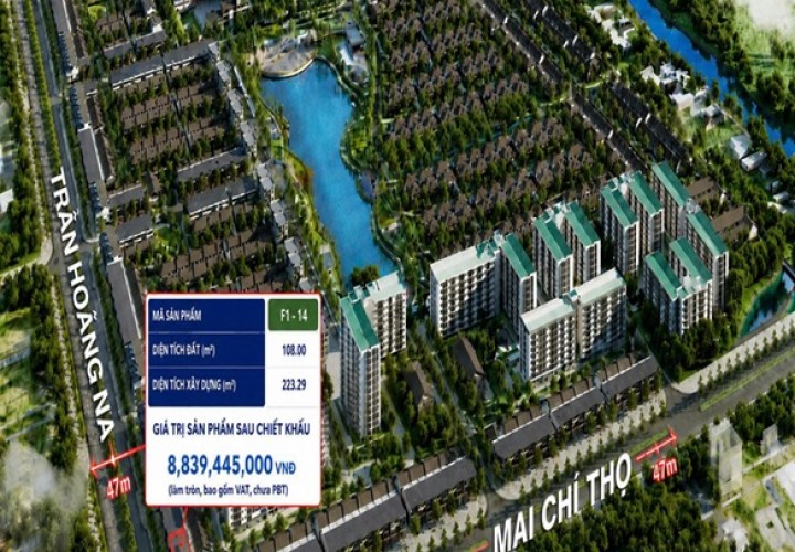 HOT HOT – CẦN BÁN SHOPHOUSE NAM LONG II CENTRAL LAKE TẠI P. Hưng Thạnh, Q. Cái Răng, TP. Cần Thơ