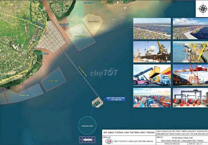 HÀNG HIẾM –BÁN  ĐẤT MẶT TIỀN  70.000m   -NAM SÔNG HẬU, xã Trung Bình, huyện Trần Đề, tỉnh Sóc Trăng
