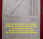 LÔ ĐẤT SIÊU ĐẸP  - GIÁ TỐT - Cần Bán Gấp Lô Đất Mặt Tiền Vị Trí Tại Huyện Bàu Bàng, Tỉnh Bình Dương