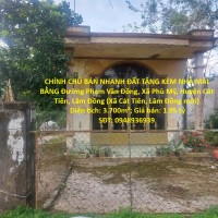 CHÍNH CHỦ BÁN NHANH ĐẤT TẶNG KÈM NHÀ MÁI BẰNG SAU LƯNG UBND Xã Cát Tiên, Lâm Đồng mới