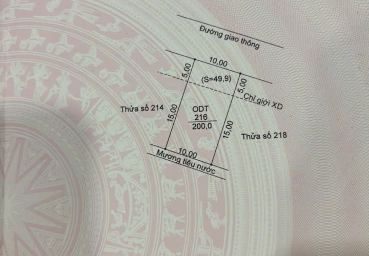HOT HOT – CHÍNH CHỦ CẦN BÁN 200M² ĐẤT, TT. Thạch Hà, H. Thạch Hà, T. Hà Tĩnh