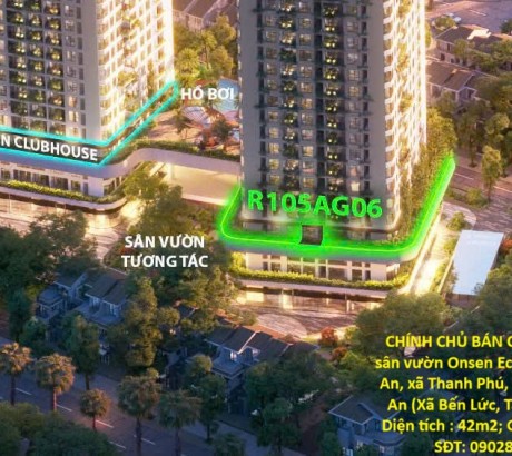 CHÍNH CHỦ BÁN Căn hộ Studio sân vườn Onsen Eco Retreat Long An, xã Thanh Phú, Bến Lức, Long An