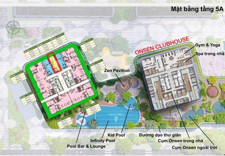 CHÍNH CHỦ BÁN Căn hộ Studio sân vườn Onsen Eco Retreat Long An, xã Thanh Phú, Bến Lức, Long An