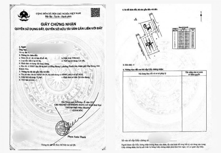 Chính Chủ BÁN CĂN GÓC CHUNG CƯ THƯƠNG MẠI SSH07 – HÀ QUANG 1, NHA TRANG, KHÁNH HÒA