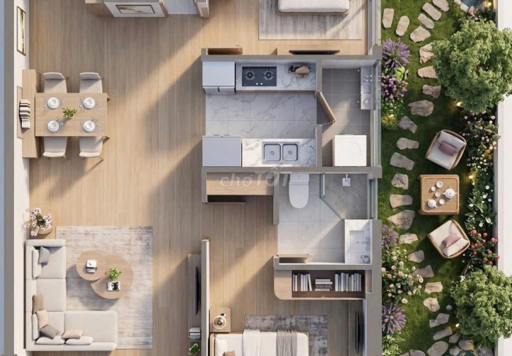 CĂN GÓC S-LIGHT TOWER – 2PN – 76M² – GIÁ 3,942TỶ – Đường 29 Tháng 3, P.Hòa Xuân, Q.Cẩm Lệ, TP.Đà Nẵng