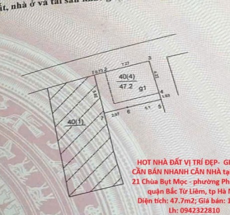 HOT NHÀ ĐẤT VỊ TRÍ ĐẸP- GIÁ TỐT CẦN BÁN NHANH CĂN NHÀ tại quận Bắc Từ Liêm, tp Hà Nội