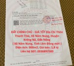 ĐẤT CHÍNH CHỦ - GIÁ TỐT Địa Chỉ Thôn Thanh Thái, Xã Nâm Nung, Huyện Krông Nô, Đắk Nông