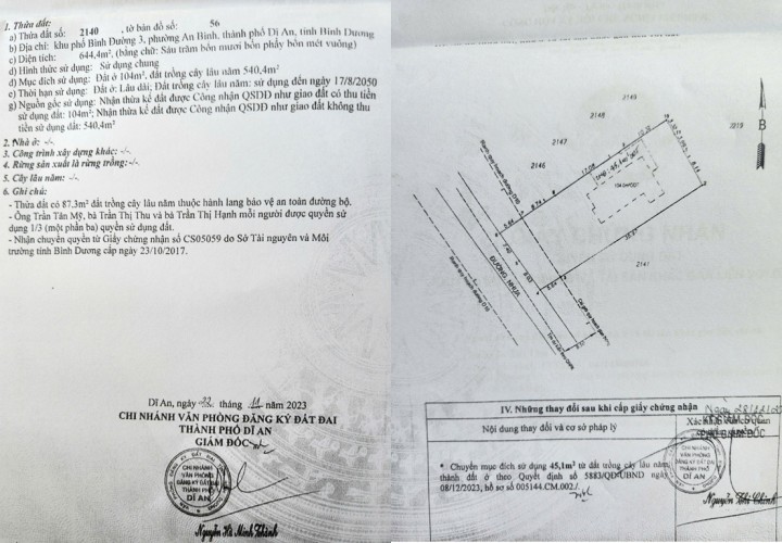 CHÍNH CHỦ Cần BÁN NHANH - Nhà Vườn Đẹp KP Bình Đường 3, Phường An Bình, TP Dĩ An, Bình Dương