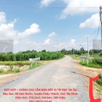 HOT HOT – CHÍNH CHỦ CẦN BÁN ĐẤT VỊ TRÍ ĐẸP TẠI Xã Hảo Đước, huyện Châu Thành, tỉnh Tây Ninh