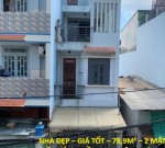 NHÀ ĐẸP – GIÁ TỐT – 78,9M² – 2 MẶT TIỀN HẺM – GẦN AEON TÂN PHÚ – P. bình hưng hòa, Q. bình tân,TP.HCM
