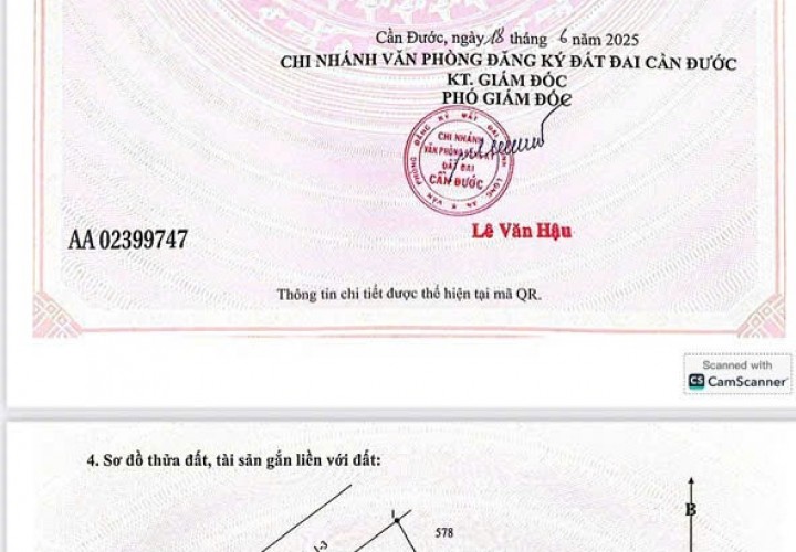 ĐẦU TƯ SINH LỜI - Chính Chủ Bán Trọn 3 thửa đất thuộc xã Tân Ân, Cần Đước, Long An
