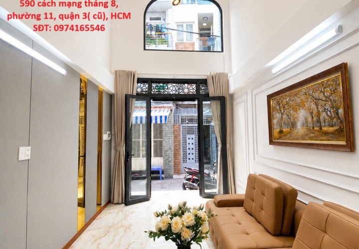 NHÀ ĐẸP  Hẻm XE HƠI - TRUNG TÂM QUẬN 10 - 41M2 - 5 TẦNG BTCT - KẾ MẶT TIỀN - THIẾT KẾ HIỆN ĐẠI, NỘI THẤT CAO CẤP 9,9 Tỷ