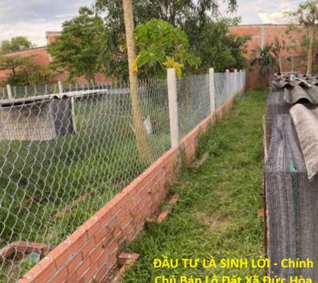 ĐẦU TƯ LÀ SINH LỜI - Chính Chủ Bán Lô Đất Xã Đức Hòa Thượng, Đức Hòa, Long An