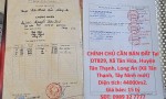 HOT ĐẦU TƯ SINH LỜI – CHÍNH CHỦ CẦN BÁN ĐẤT Tại Xã Tân Hòa, Huyện Tân Thạnh, Long An