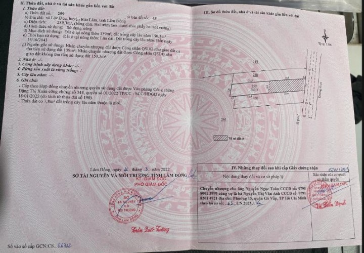 GIÁ TỐT - CHÍNH CHỦ CẦN BÁN NHANH 2 LÔ ĐẤT LIỀN KỀ Vị Trí Tại Huyện Bảo Lâm, Tỉnh Lâm Đồng