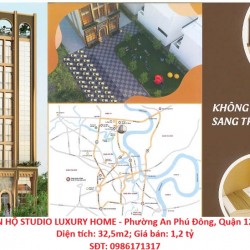 Sở Hữu Ngay CĂN HỘ STUDIO LUXURY HOME - Phường An Phú Đông, Quận 12, Tp Hồ Chí Minh