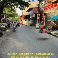 ĐẤT ĐẸP – GIÁ ĐẦU TƯ  – BÁN NHANH  Lô ĐẤT Tại Phú Mẫn, Thị Trấn Chờ, Yên Phong, Bắc Ninh