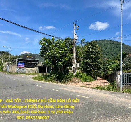 ĐẤT ĐẸP - GIÁ TỐT - CHÍNH CHỦ CẦN BÁN LÔ ĐẤT Thị Trấn Madaguoi (Cũ), Đạ Hoai, Lâm Đồng
