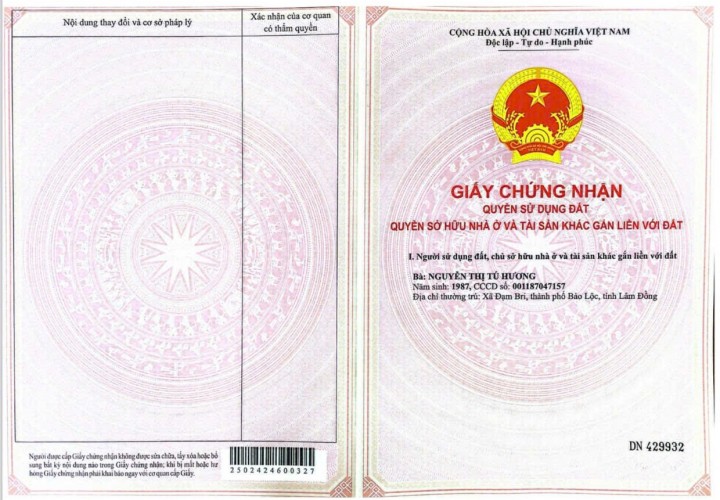 GIÁ TỐT - CHÍNH CHỦ Cần Bán Nhanh Lô Đất  Vị Trí Tại Huyện Di Linh, Tỉnh Lâm Đồng