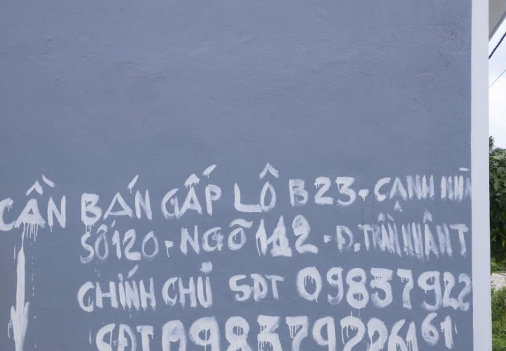 Chính chủ 0983792261 bán lô đất B23- 100m2 nay là nhà 118 phong thủy đẹp Ngõ 112 đường đôi Trần Nhân Tông