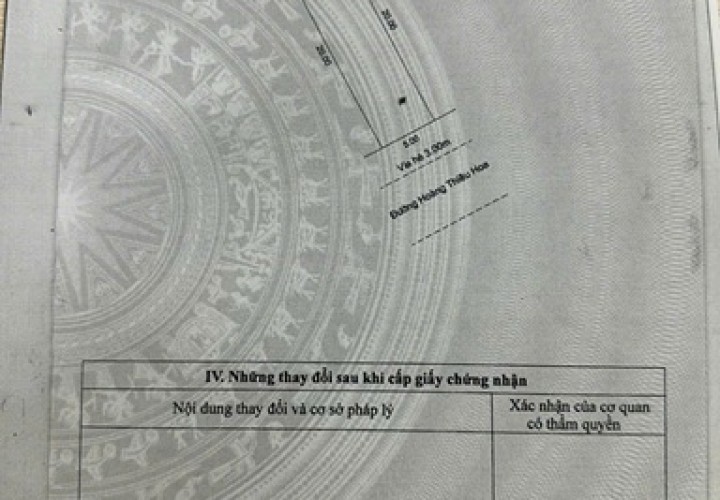 ĐẤT ĐẸP – GIÁ TỐT – CHÍNH CHỦ CẦN BÁN TẠI Đường Hoàng Thiều Hoa, Ngũ Hành Sơn, Đà Nẵng