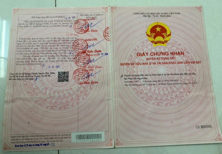 ĐẤT ĐẸP - GIÁ TỐT - Cần Bán Nhanh Lô Đất 2 Mặt Tiền Tại Đông Thạnh, Hóc Môn, tp Hồ Chí Minh