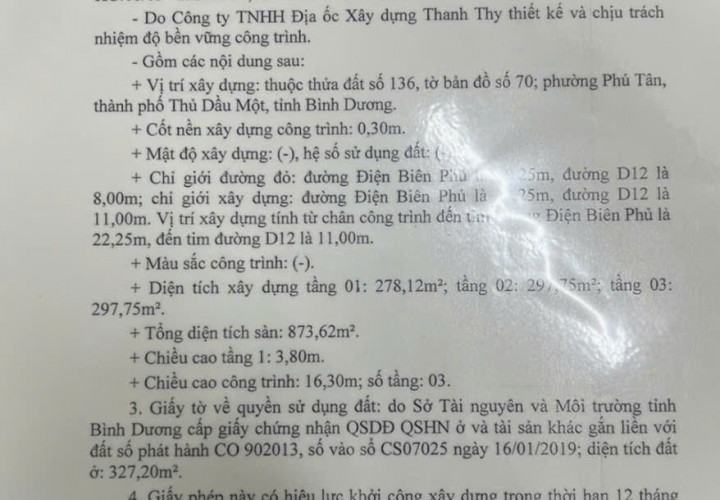 NHÀ ĐẸP – GIÁ TỐT - CHÍNH CHỦ CẦN BÁN NHANH Căn Nhà TẠI P. Phú Tân, TP. Thủ Dầu Một, Bình Dương