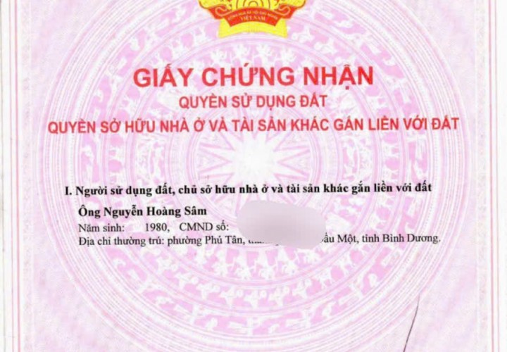 NHÀ ĐẸP – GIÁ TỐT - CHÍNH CHỦ CẦN BÁN NHANH Căn Nhà TẠI P. Phú Tân, TP. Thủ Dầu Một, Bình Dương