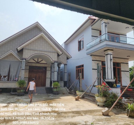 ĐẦU TƯ SINH LỜI – CHÍNH CHỦ BÁN ĐẤT MẶT TIỀN QL1A, Xã Suối Tân, Huyện Cam Lâm, Tỉnh Khánh Hòa