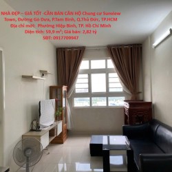 NHÀ ĐẸP – GIÁ TỐT -CẦN BÁN CĂN HỘ Chung cư Sunview Town, Đường Gò Dưa, P.Tam Bình, Q.Thủ Đức, TP.HCM