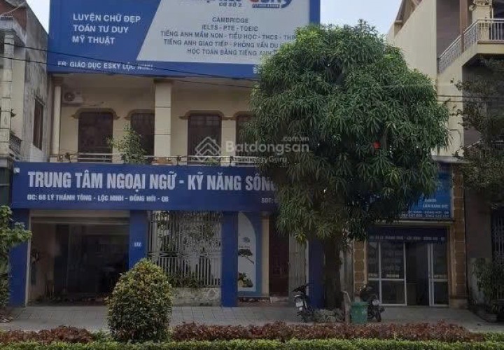 HOT HOT- BÁN NHANH CĂN NHÀ 2 MẶT TIỀN Lý Thánh Tông,TP.Đồng Hới, QB- GẦN NHÀ THI ĐẤU TRUNG TÂM TỈNH