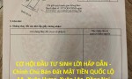 CƠ HỘI ĐẦU TƯ SINH LỜI HẤP DẪN -Chính Chủ Bán Đất MẶT TIỀN QUỐC LỘ 1A -Xuân Hưng, Xuân Lộc, Đồng Nai