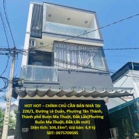 HOT HOT – CHÍNH CHỦ CẦN BÁN NHÀ TẠI Phường Tân Thành, Thành phố Buôn Ma Thuột, Đắk Lắk