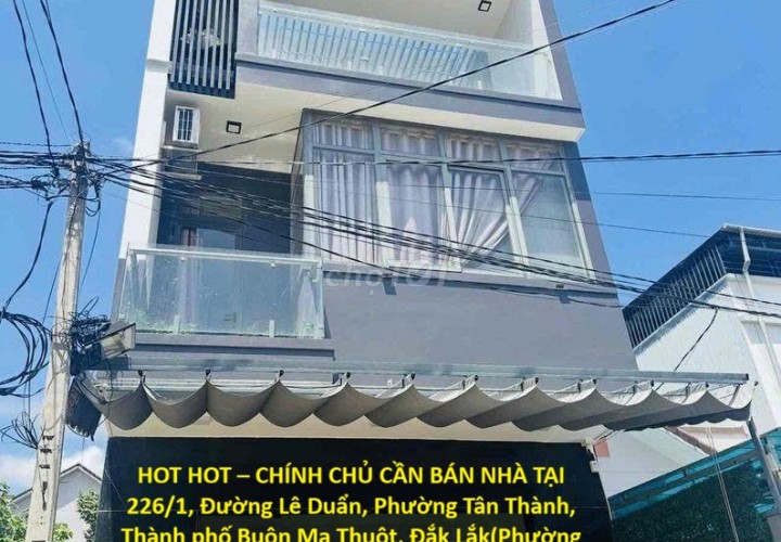 HOT HOT – CHÍNH CHỦ CẦN BÁN NHÀ TẠI  Phường Tân Thành, Thành phố Buôn Ma Thuột, Đắk Lắk