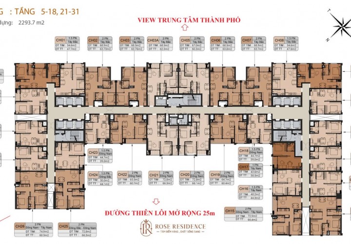 CĂN HỘ FULL TIỆN ÍCH- GIÁ TỐT CHÍNH CHỦ Bán gấp CC Rose Residence tại  Quận Lê Chân, Hải Phòng