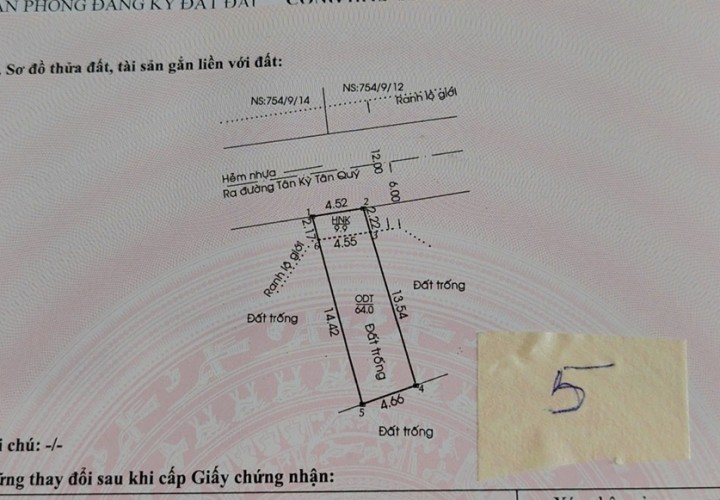 ĐẤT ĐẸP – GIÁ TỐT – CẦN BÁN NHANH CÁC LÔ ĐẤT LIỀN KỀ, PHƯỜNG Bình Hưng Hòa, QUẬN Bình Tân, TP.HCM