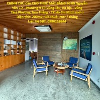 CHÍNH CHỦ Cần CHO THUÊ MẶT BẰNG Số 80 Nguyễn Văn Cừ - Phường 9 TP Vũng Tàu, Bà Rịa - Vũng Tàu