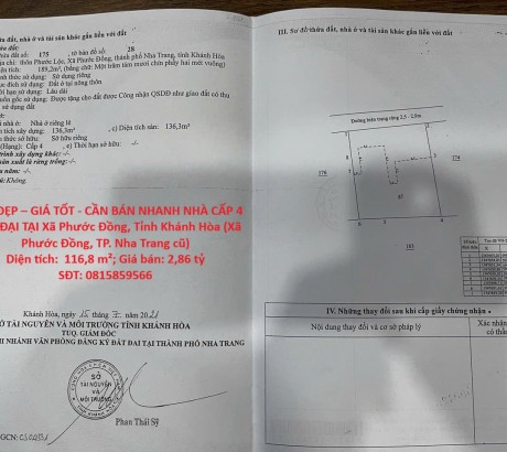 NHÀ ĐẸP – GIÁ TỐT - CẦN BÁN NHANH NHÀ CẤP 4 HIỆN ĐẠI TẠI Phước Đồng, TP. Nha Trang, Khánh Hòa