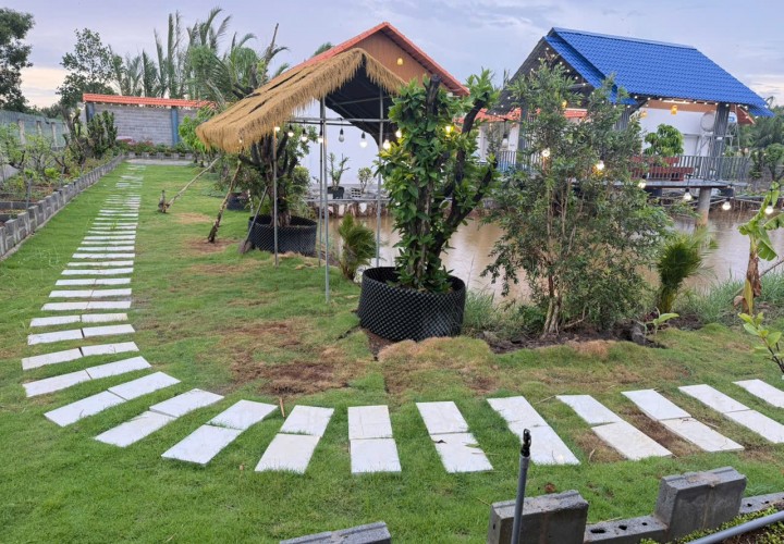 BÁN NHÀ VƯỜN – VIEW SÔNG VÀM CỎ TÂY – TẠI X. Phú Ngãi Trị, H. Châu Thành, T. Long An