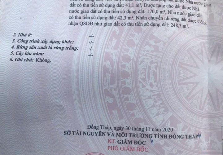 ĐẤT ĐẸP – GIÁ TỐT  – CHÍNH CHỦ CẦN BÁN TẠI Đường Cây Khoa, Tân Khánh Đông, Sa Đéc, Đồng Tháp