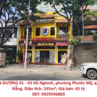 BÁN NHÀ MẶT TIỀN ĐƯỜNG HỒ NGHINH, TP Đà Nẵng -  VỊ TRÍ VÀNG, KINH DOANH ĐẮC ĐỊA