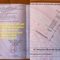 CHÍNH CHỦ CẦN BÁN LÔ ĐẤT MẶT TIỀN Tại Trục Chính Phường Nam Sầm Sơn, Thanh Hóa