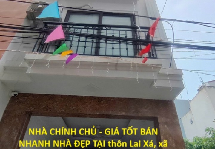 NHÀ CHÍNH CHỦ - GIÁ TỐT BÁN NHANH NHÀ ĐẸP TẠI huyện Hoài Đức TP Hà Nội