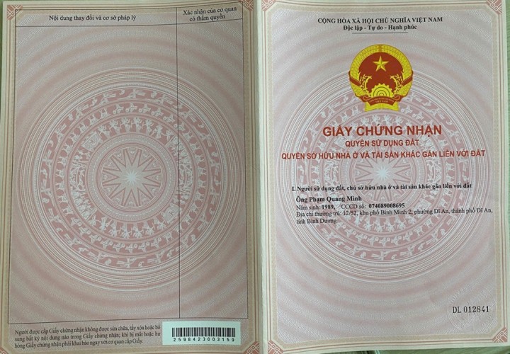 Bán Và Cho Thuê Đất MẶT TIỀN Đường Bình Nhâm 06, Phường Bình Nhâm, TP Thuận An, Bình Dương