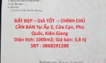 ĐẤT ĐẸP – GIÁ TỐT  – CHÍNH CHỦ CẦN BÁN Tại Ấp 2, Cửa Cạn, Phú Quốc, Kiên Giang