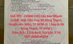 GIÁ TỐT - CHÍNH CHỦ Cần Bán Nhanh  Lô Đất  Mặt Tiền Đẹp  Vị Trí Tại Huyện Hóc Môn, TP HCM