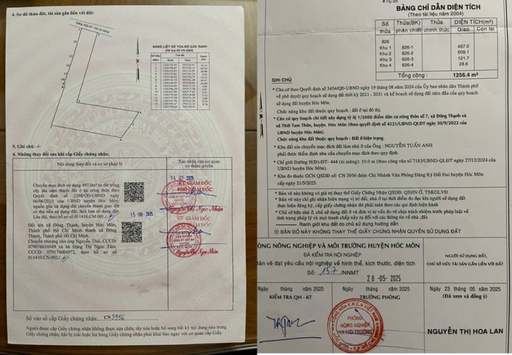 GIÁ TỐT - CHÍNH CHỦ Cần Bán Nhanh  Lô Đất  Mặt Tiền Đẹp  Vị Trí Tại Huyện Hóc Môn, TP HCM