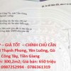 ĐẤT ĐẸP – GIÁ TỐT  – CHÍNH CHỦ CẦN BÁN TẠI Thạnh Phong, Yên Luông, Gò Công Tây, Tiền Giang